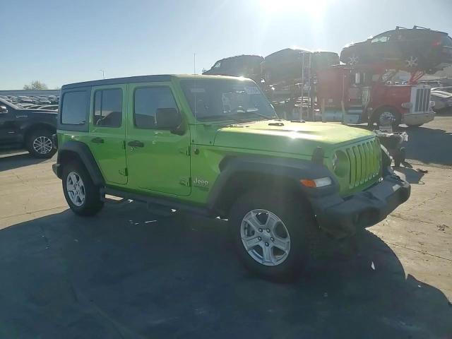 2020 Jeep Wrangler VIN 1C4HJXDN3LW153732 Copart auction photo, side damage thumbnail 10