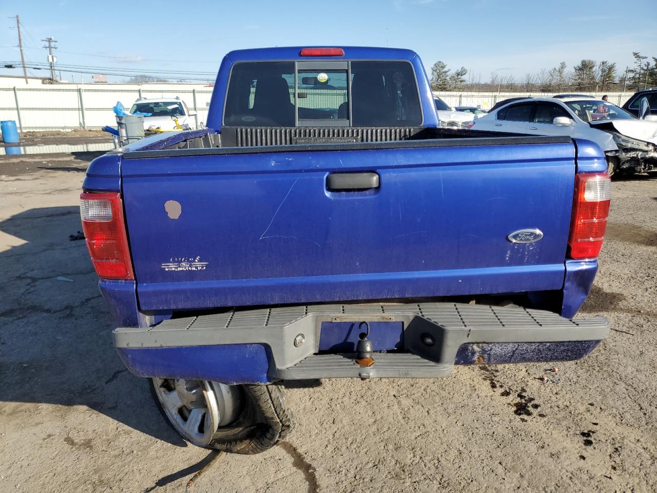 2004 Ford Ranger VIN 1FTYR14U84PA73576 Copart auction photo, side / undercarriage damage thumbnail 6
