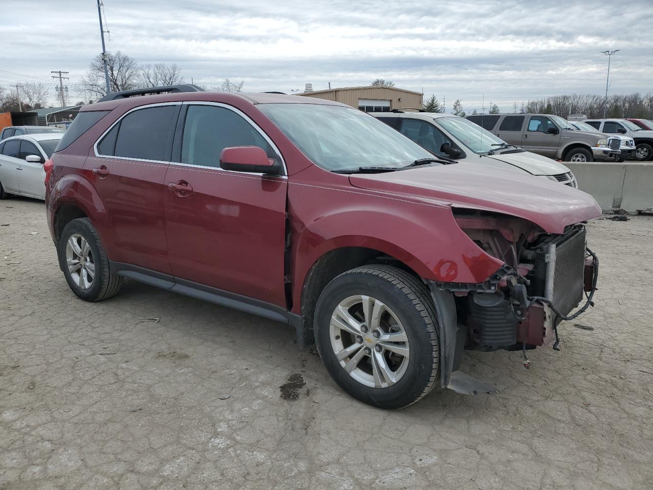 2012 Chevrolet Equinox VIN 2GNALPEK1C6202654 Copart auction photo, front end / rear end damage thumbnail 4