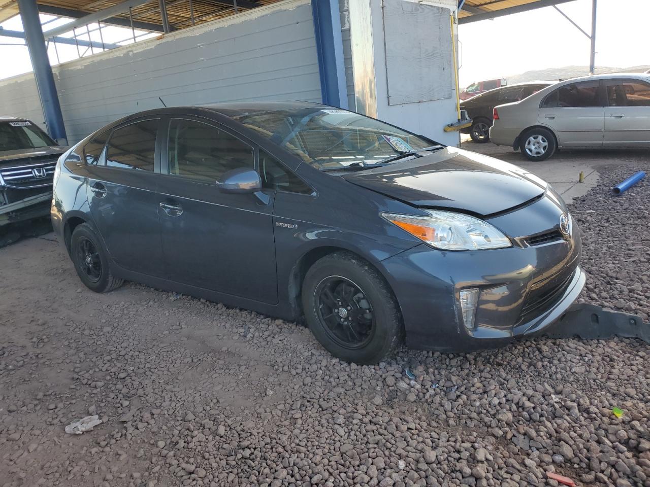 2015 Toyota Prius VIN JTDKN3DU3F0433717 Copart auction photo, all over damage thumbnail 4