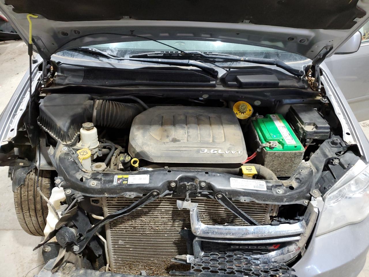 2017 Dodge Caravan VIN 2C4RDGCG9HR865306 Copart auction photo, front end damage thumbnail 14