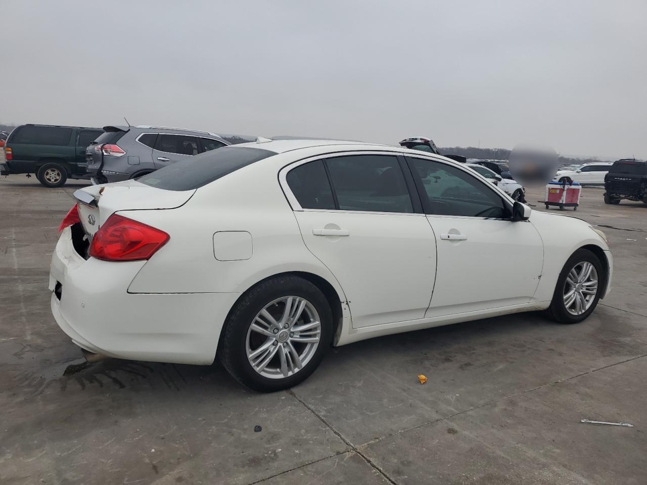 2013 Infiniti G VIN JN1CV6AP9DM723036 Copart auction photo, rear end damage thumbnail 3