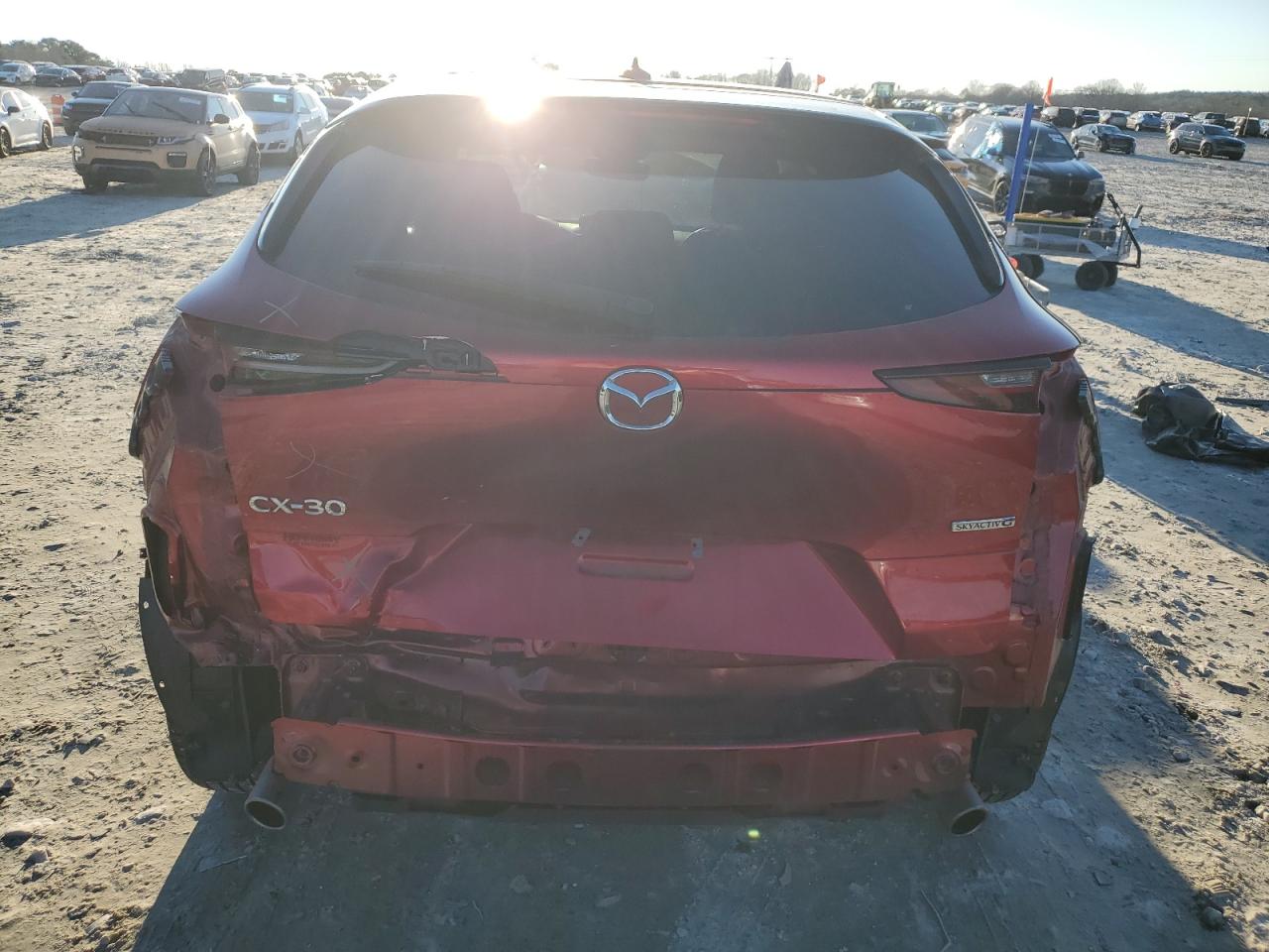 2020 Mazda CX-30 VIN 3MVDMADL0LM100504 Copart auction photo, rear end damage thumbnail 6