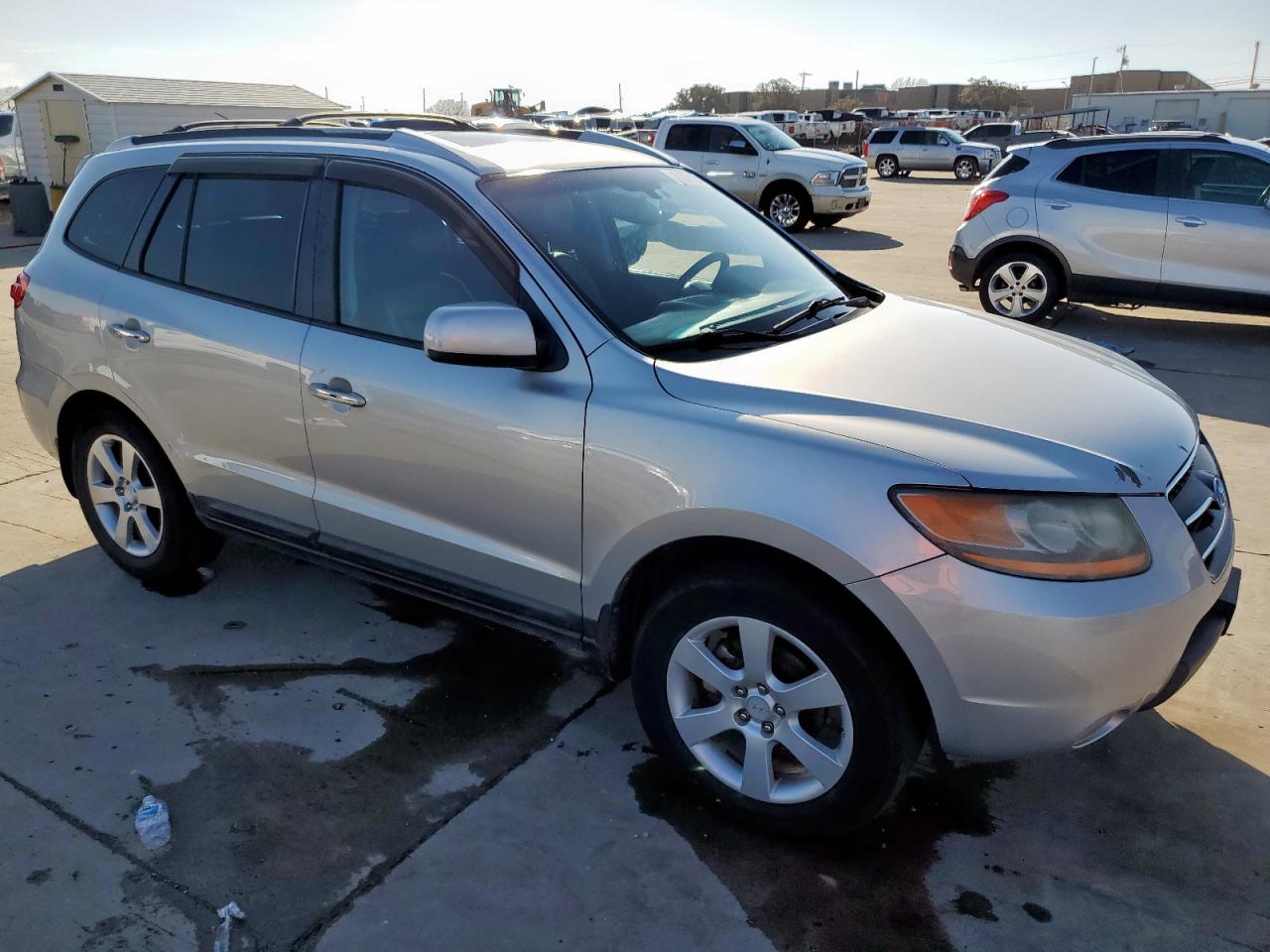 2008 Hyundai Santa Fe VIN 5NMSH73E38H189966 Copart auction photo, side damage thumbnail 4