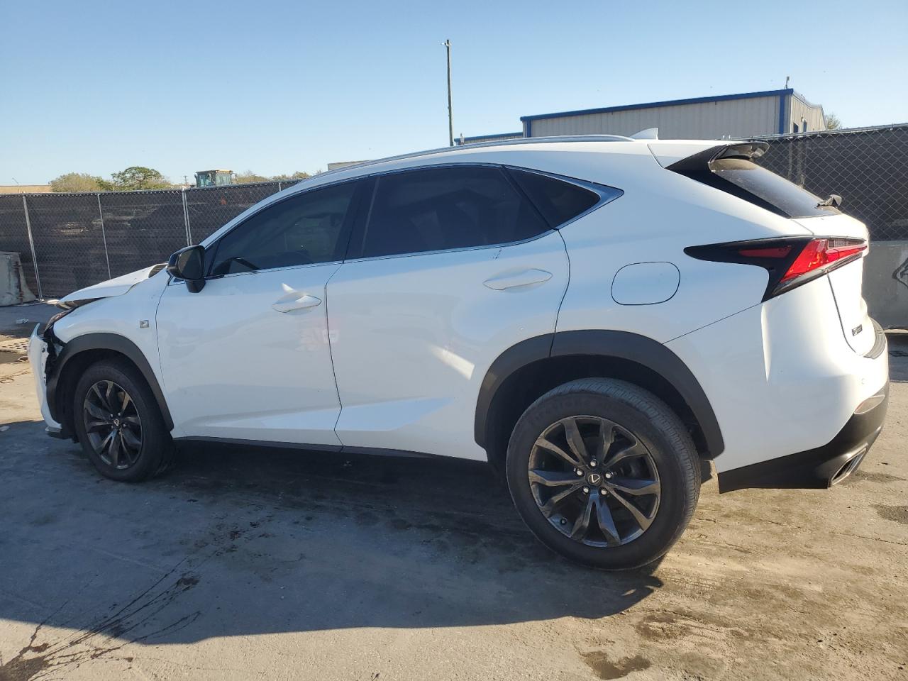 2019 Lexus NX VIN JTJYARBZ7K2135948 Copart auction photo, front end damage thumbnail 2