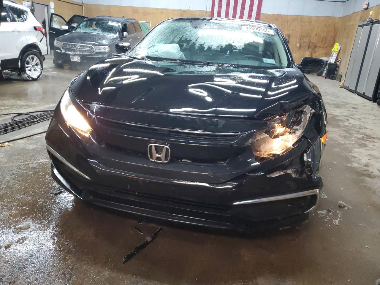 2019 Honda Civic VIN 2HGFC2F69KH603201 Copart auction photo, front end / minor dent/scratches damage thumbnail 5