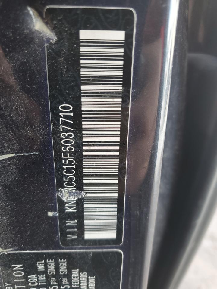 2015 KIA Sedona VIN KNDMC5C15F6037710 Copart auction photo, side / front end damage thumbnail 13