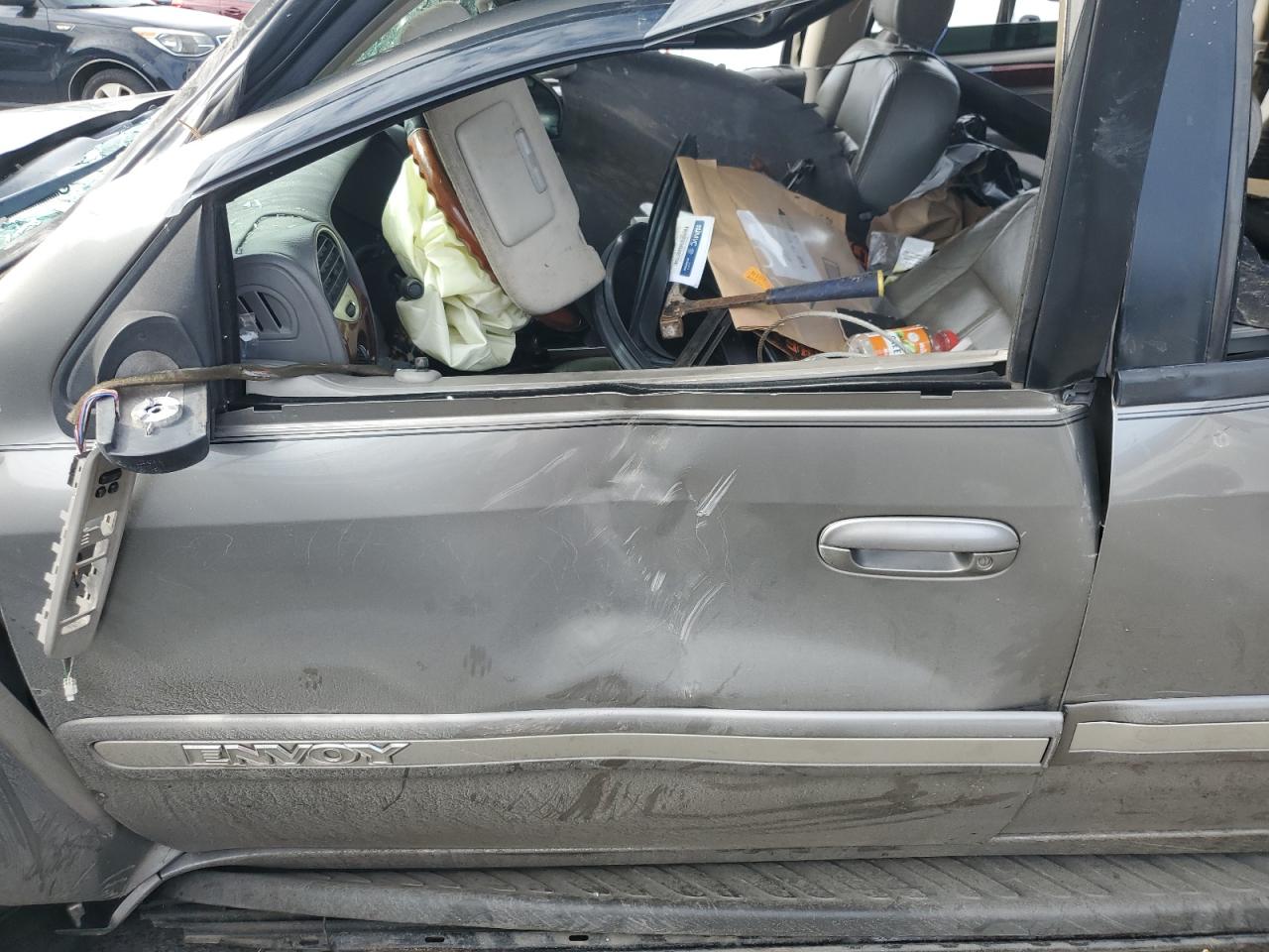 2005 GMC Envoy VIN 1GKET16S156152115 Copart auction photo, all over damage thumbnail 7