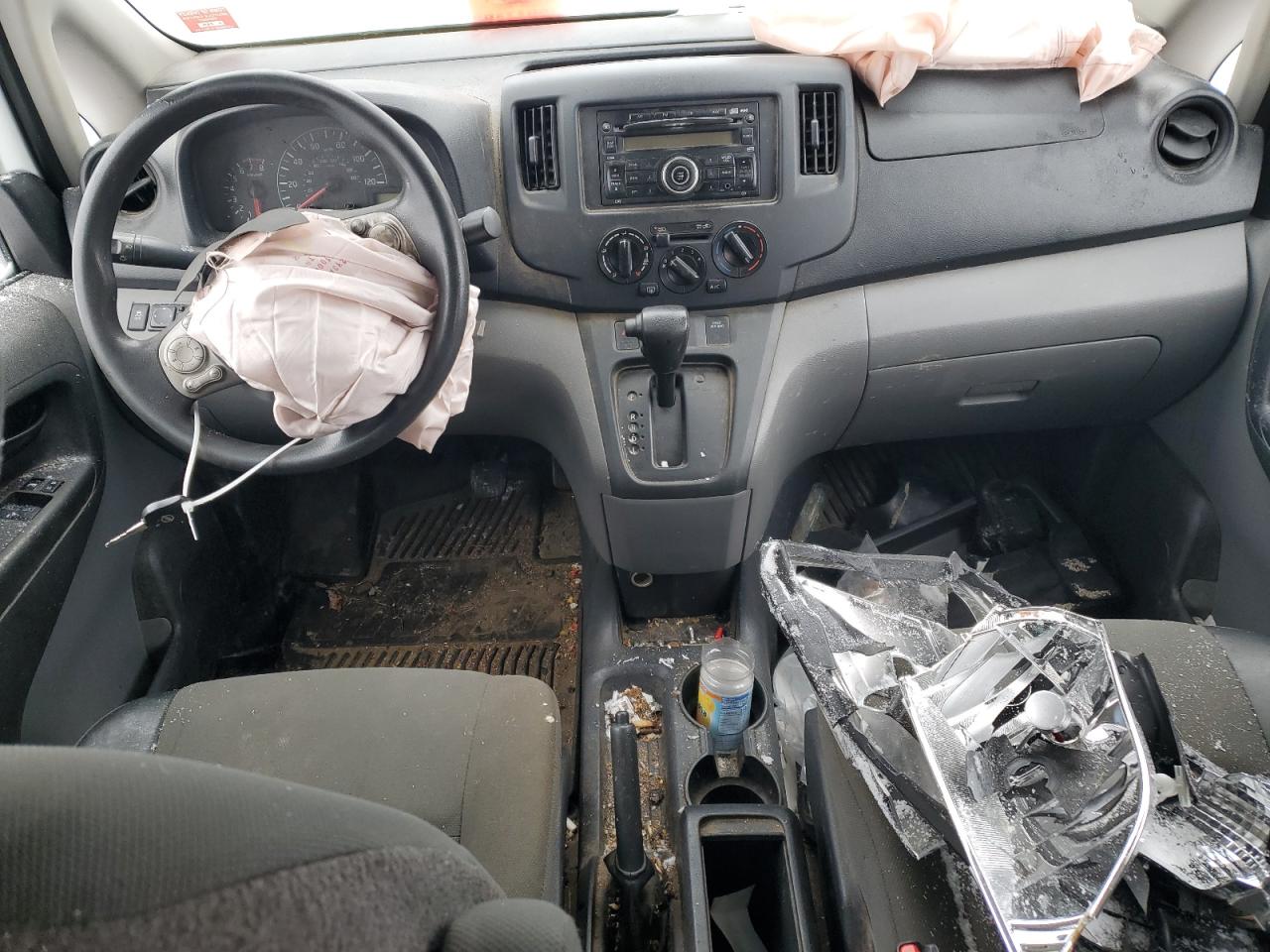 2015 Nissan NV VIN 3N6CM0KN0FK694679 Copart auction photo, front end damage thumbnail 8