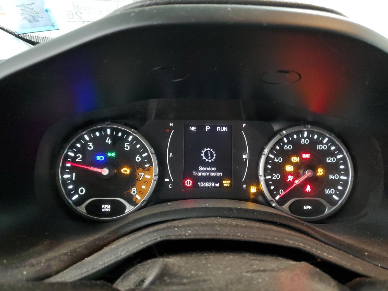 2016 Jeep Renegade VIN ZACCJBBT8GPD82800 Copart auction photo, front end / side damage thumbnail 9