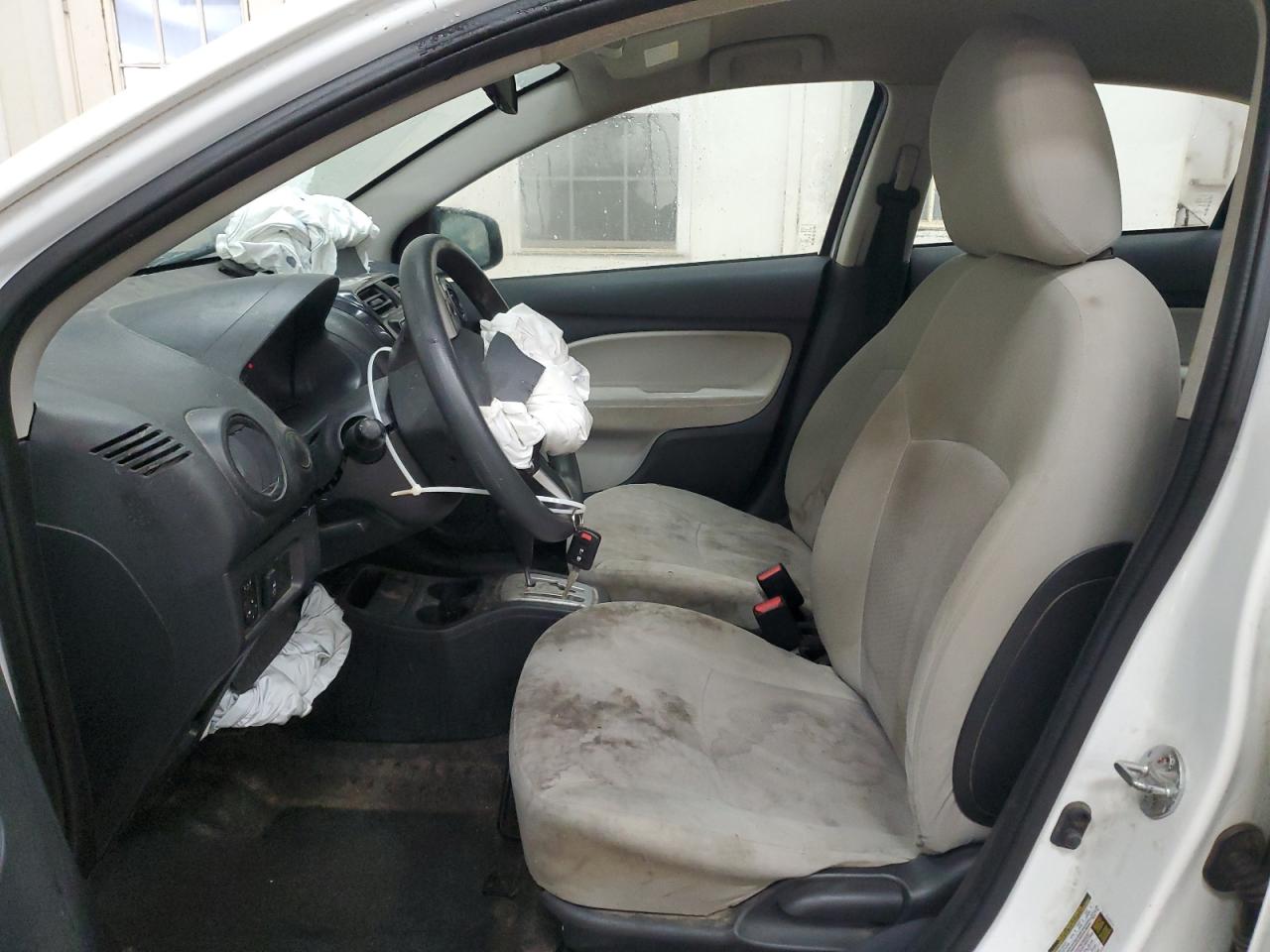 2019 Mitsubishi Mirage VIN ML32F3FJ2KHF17089 Copart auction photo, front end / side damage thumbnail 7
