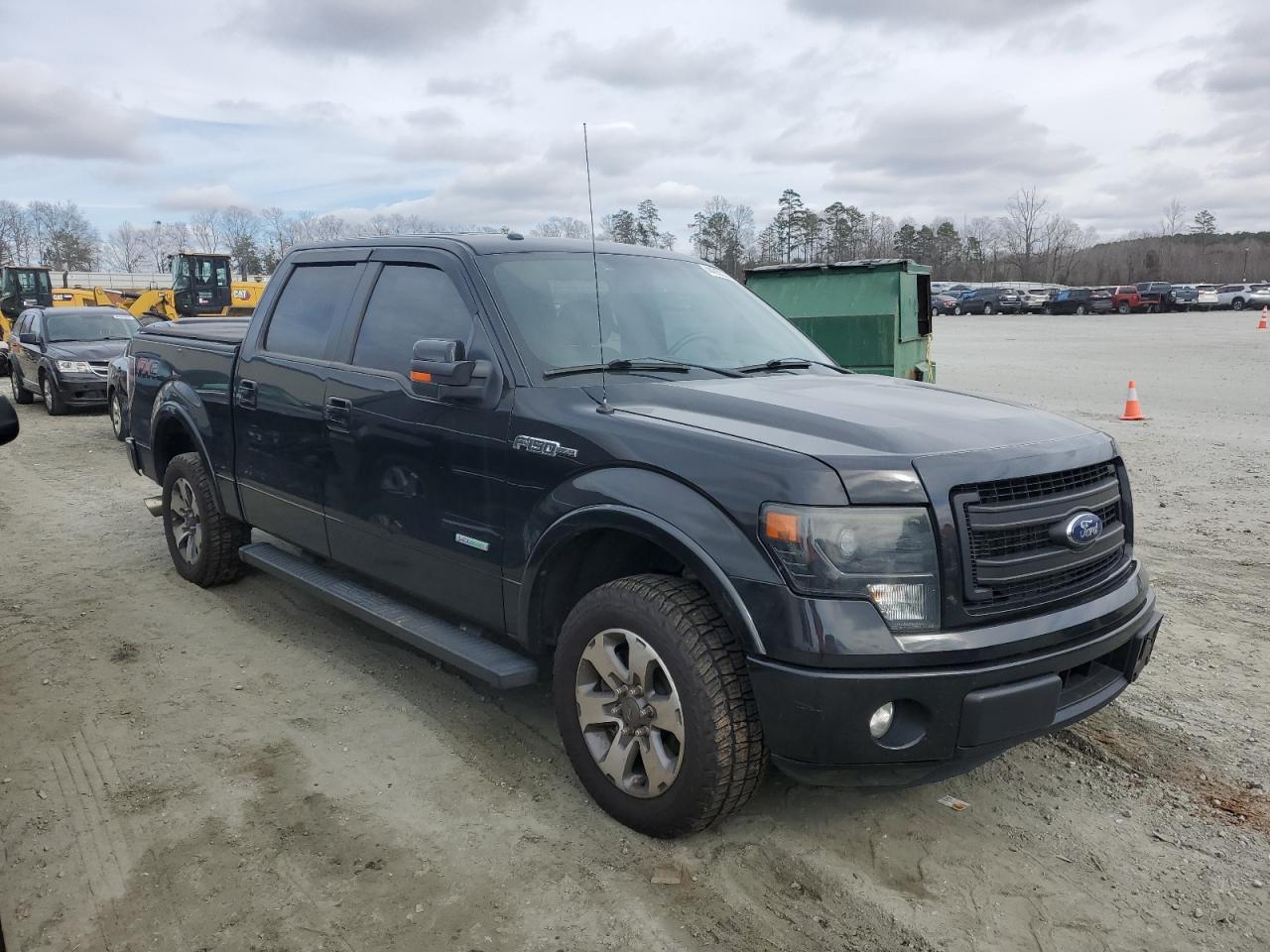 2014 Ford F-150 VIN 1FTFW1CT3EFB49303 Copart auction photo, side damage thumbnail 4