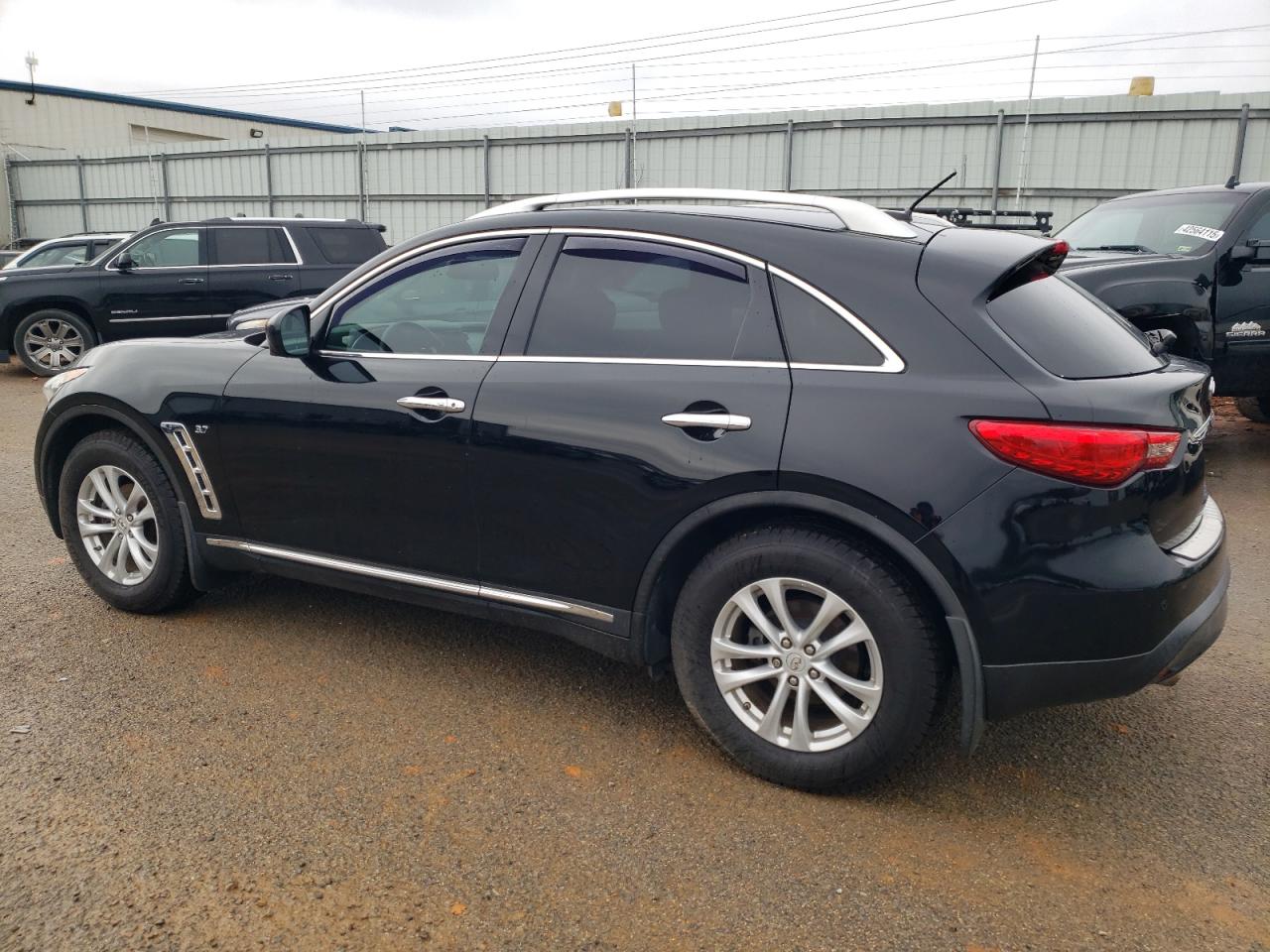 2015 Infiniti QX70 VIN JN8CS1MW7FM481057 Copart auction photo, mechanical / minor dent/scratches damage thumbnail 2