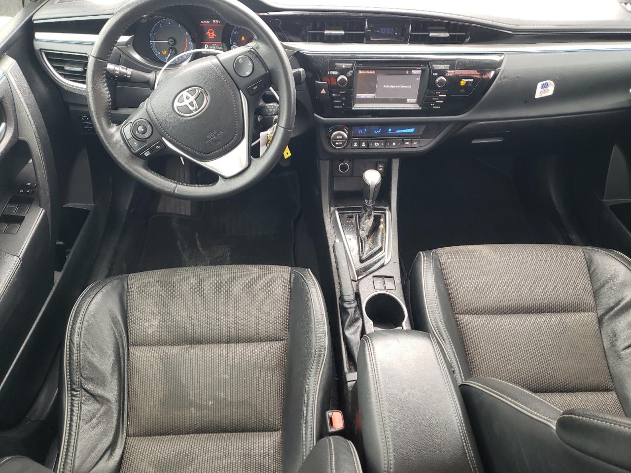 2015 Toyota Corolla VIN 5YFBURHE6FP189981 Copart auction photo, front end / side damage thumbnail 8