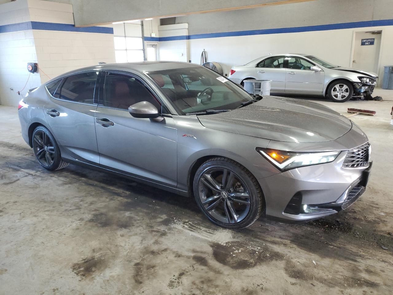 2023 Acura Integra VIN 19UDE4H33PA018409 Copart auction photo, side / undercarriage damage thumbnail 4
