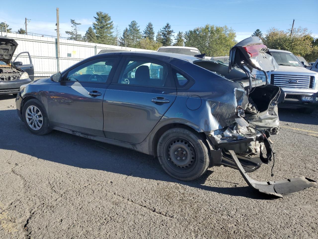 2019 KIA Forte VIN 3KPF24AD9KE073780 Copart auction photo, rear end / front end damage thumbnail 2