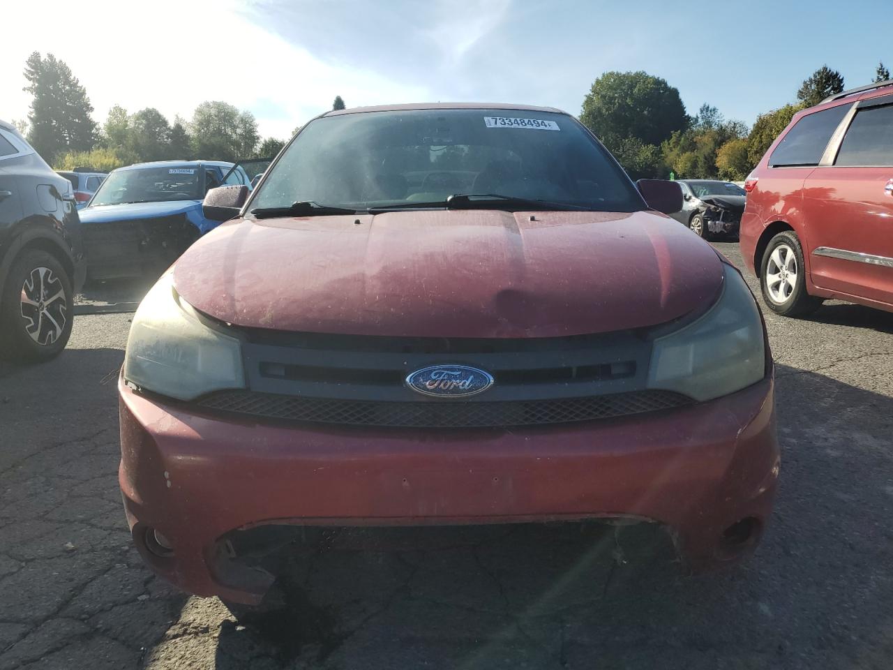 2009 Ford Focus VIN 1FAHP32N19W176922 Copart auction photo, front end / rear end damage thumbnail 5