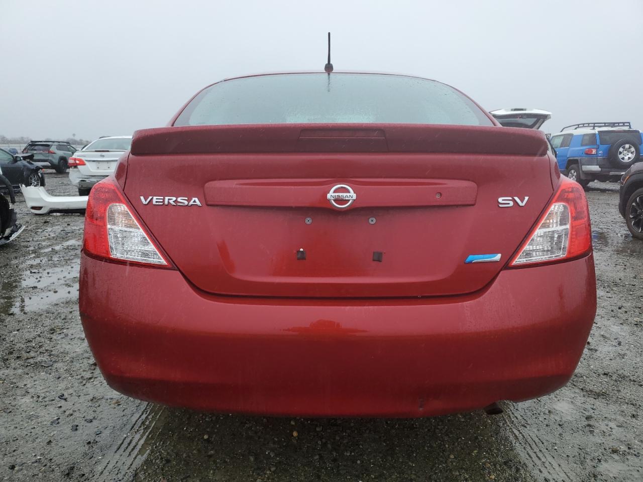 2013 Nissan Versa VIN 3N1CN7AP0DL838303 Copart auction photo, front end / side damage thumbnail 6