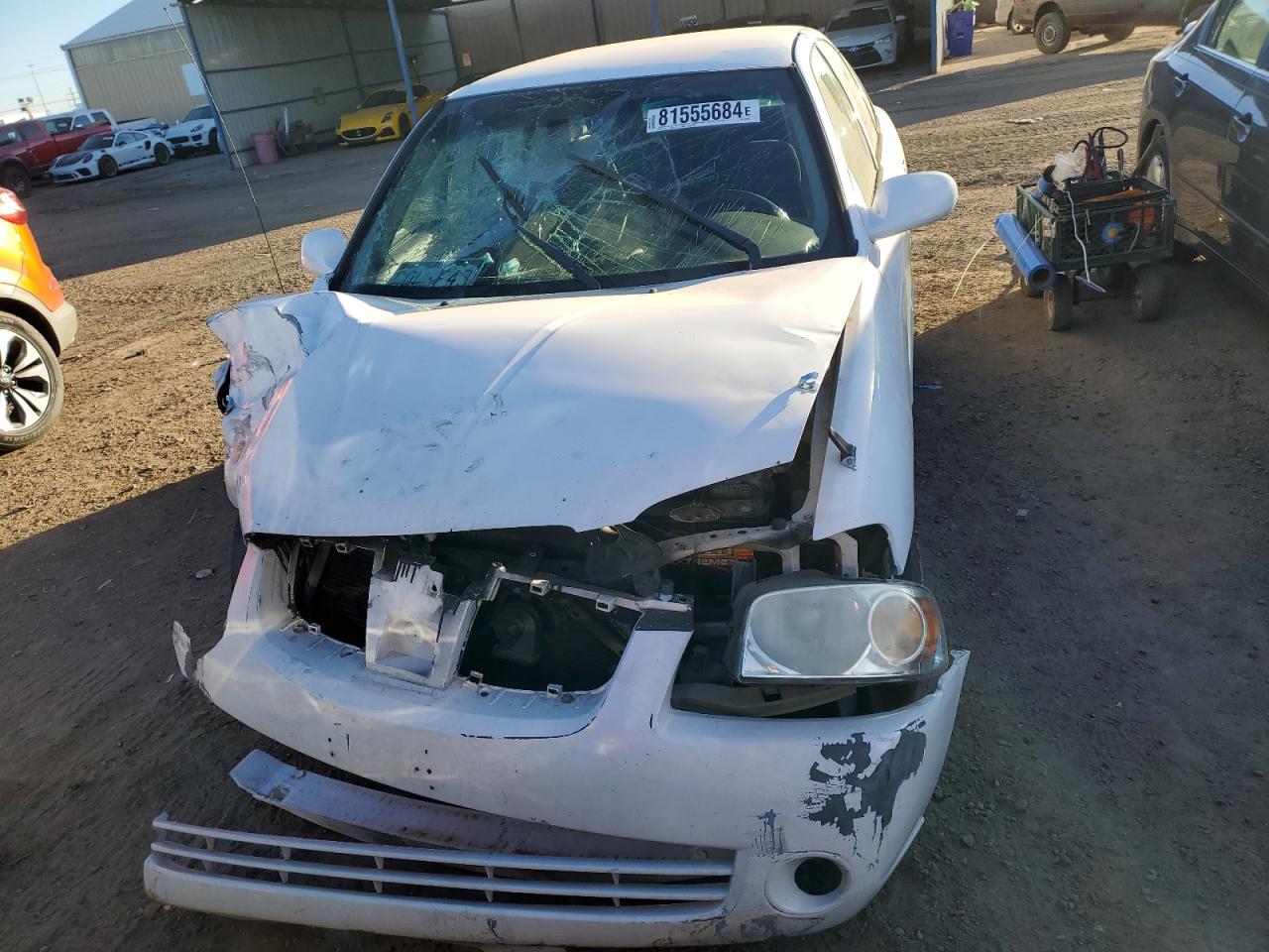 2006 Nissan Sentra VIN 3N1CB51D86L607266 Copart auction photo, front end / side damage thumbnail 5