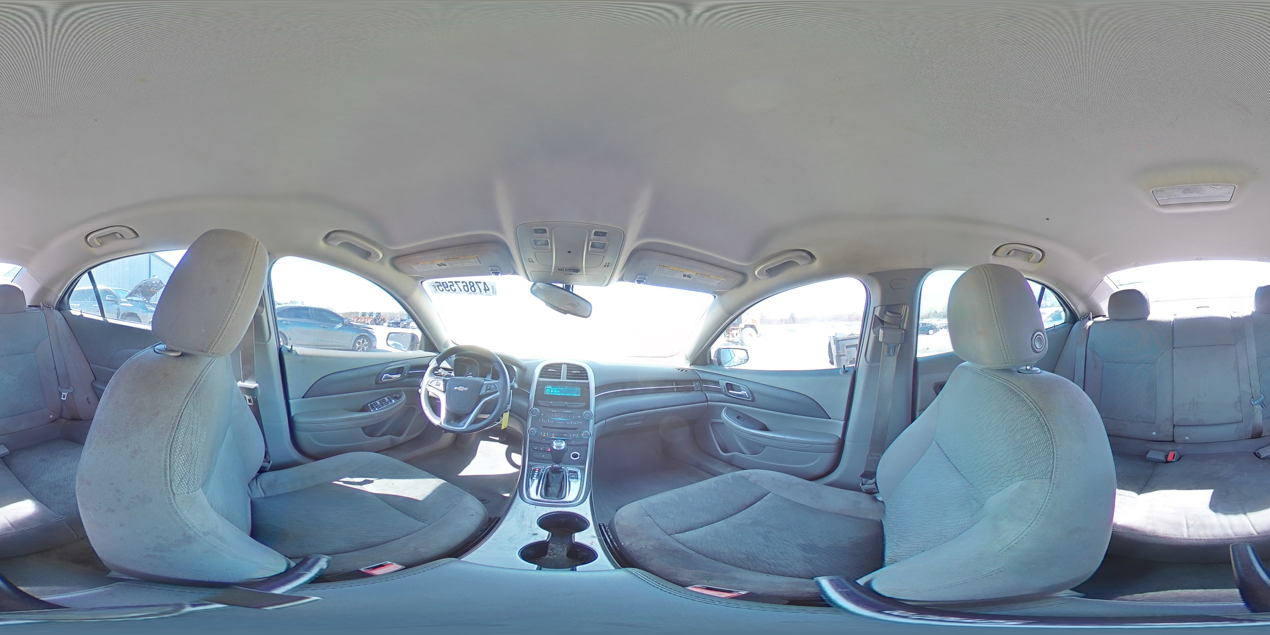2013 Chevrolet Malibu VIN 1G11B5SA4DF345951 Copart auction photo, rear end / side damage thumbnail 14