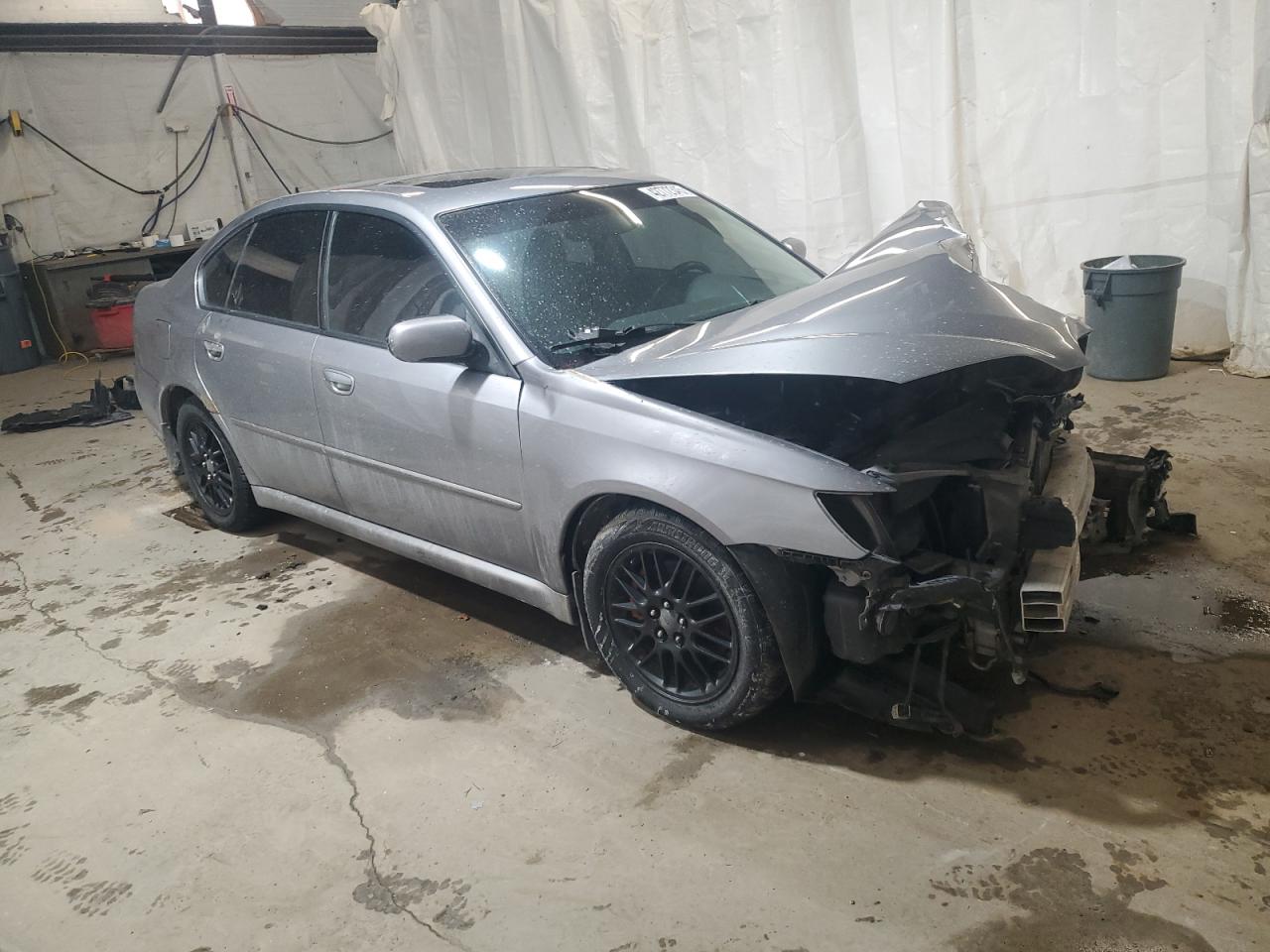 2008 Subaru Legacy VIN 4S3BL626287227004 Copart auction photo, front end / side damage thumbnail 4