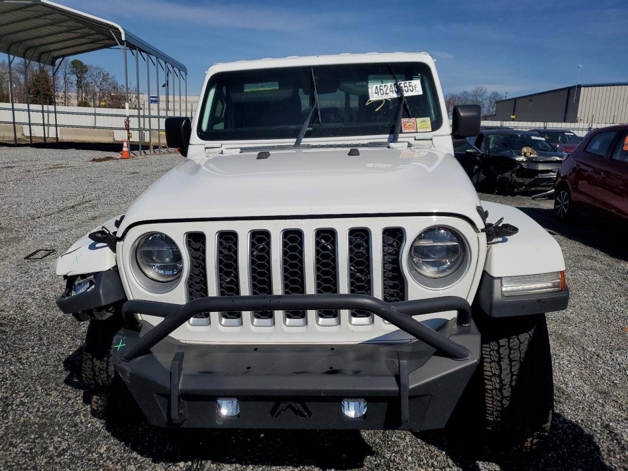 2020 Jeep Gladiator VIN 1C6HJTFGXLL181768 Copart auction photo, front end damage thumbnail 5