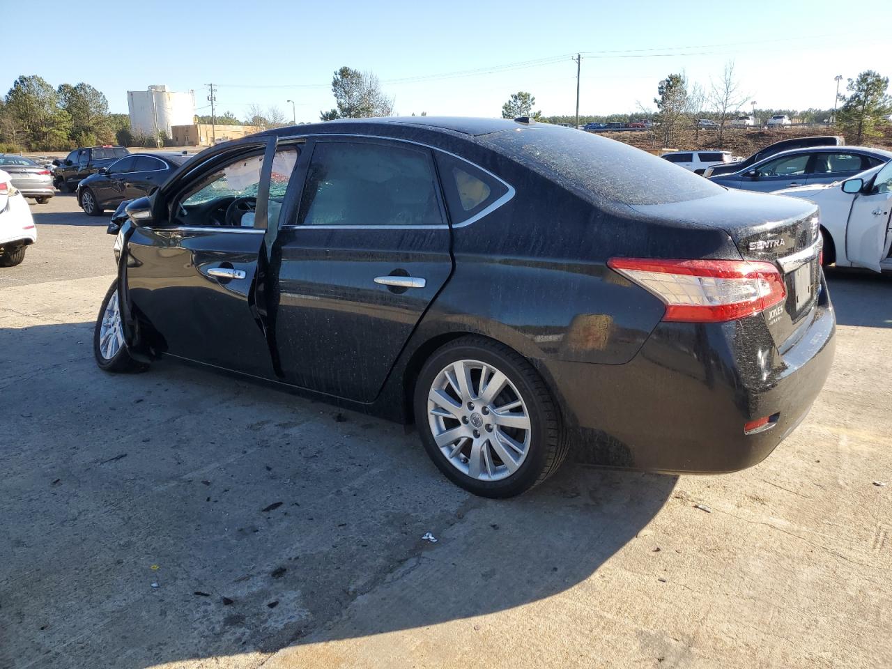 2013 Nissan Sentra VIN 3N1AB7AP9DL614480 Copart auction photo, all over damage thumbnail 2