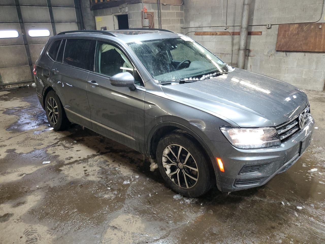 2021 Volkswagen Tiguan VIN 3VV2B7AX3MM091213 Copart auction photo, side damage thumbnail 4
