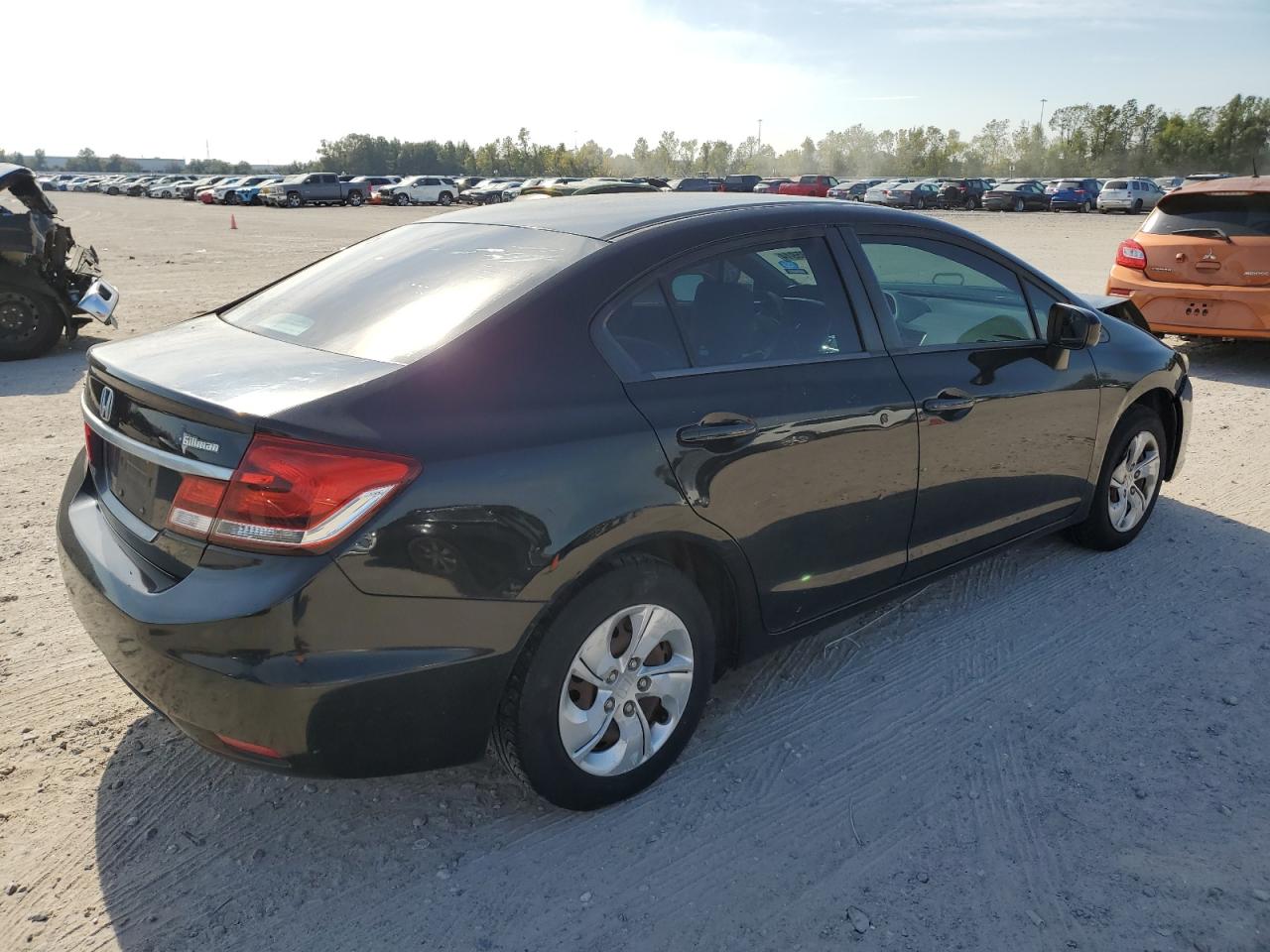 2014 Honda Civic VIN 19XFB2F53EE026769 Copart auction photo, front end damage thumbnail 3
