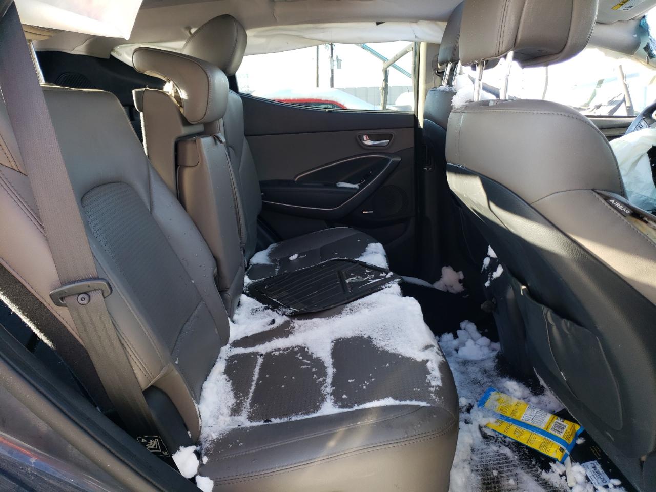 2014 Hyundai Santa Fe VIN 5XYZU3LB3EG142158 Copart auction photo, front end / rollover damage thumbnail 11