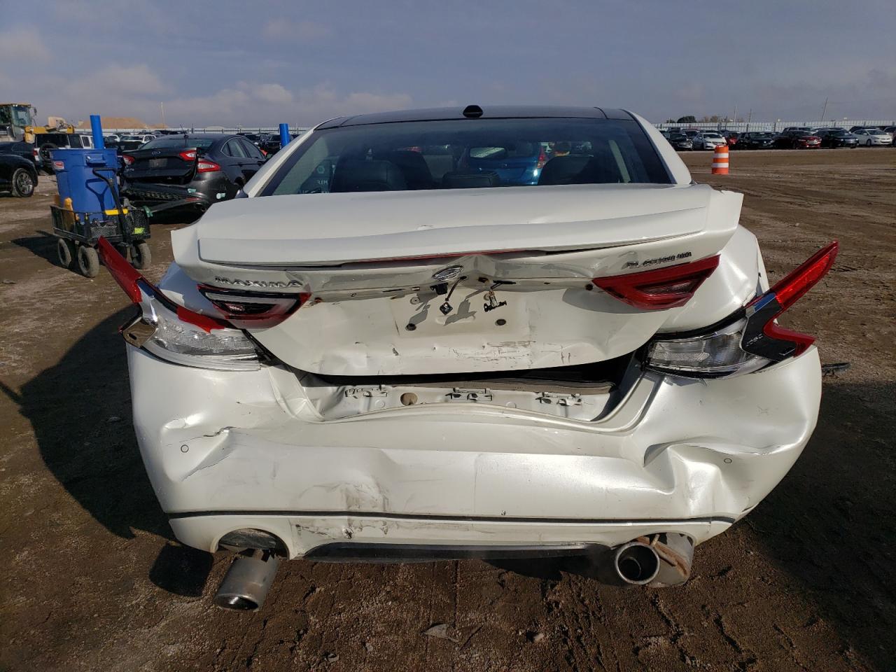 2017 Nissan Maxima VIN 1N4AA6AP6HC421317 Copart auction photo, rear end damage thumbnail 6