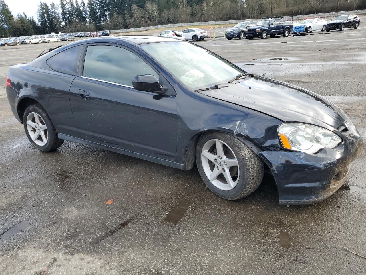 2003 Acura RSX VIN JH4DC54833C001795 Copart auction photo, front end / undercarriage damage thumbnail 4