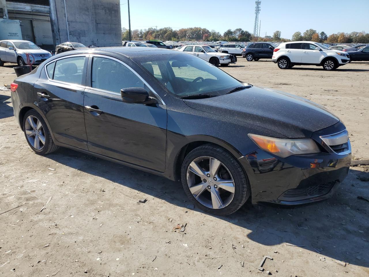 2014 Acura ILX VIN 19VDE1F34EE014016 Copart auction photo, side damage thumbnail 4