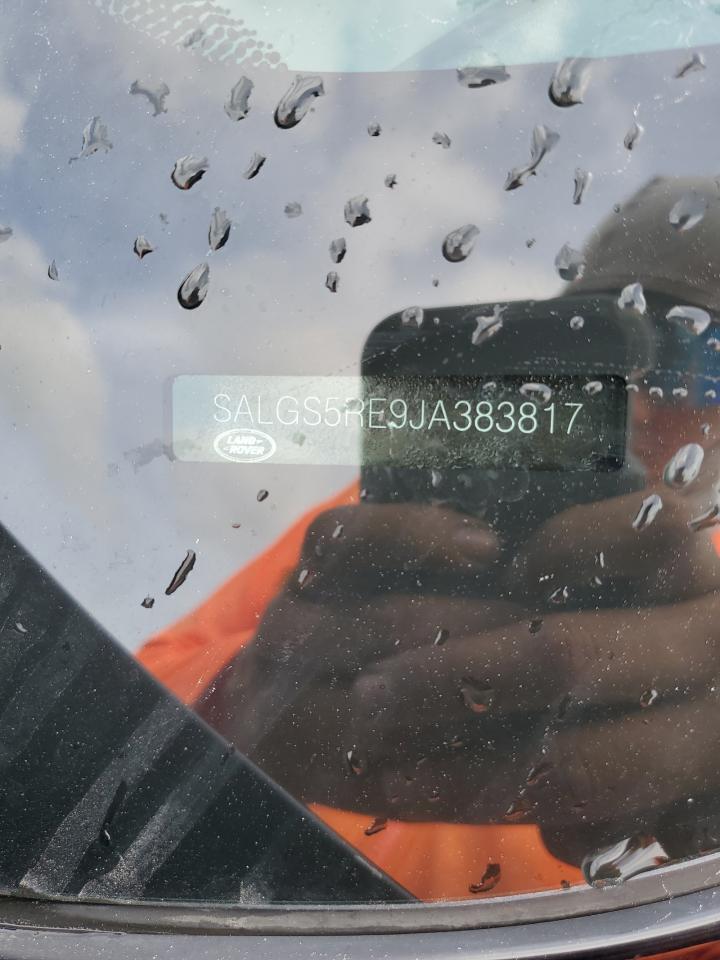 2018 Land Rover Range Rover VIN SALGS5RE9JA383817 Copart auction photo, water/flood / minor dent/scratches damage thumbnail 13