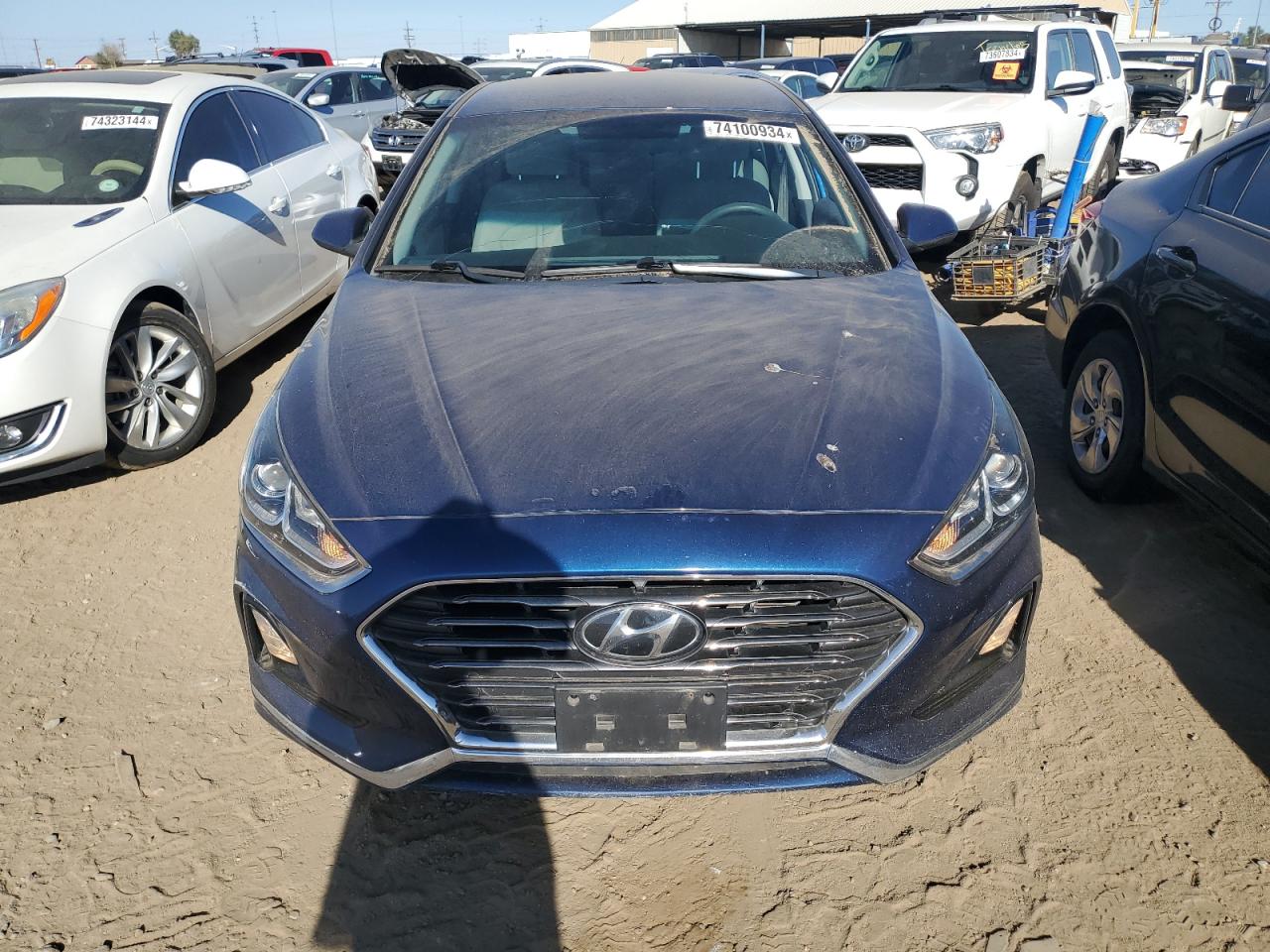2019 Hyundai Sonata VIN 5NPE24AF2KH800735 Copart auction photo, side damage thumbnail 5