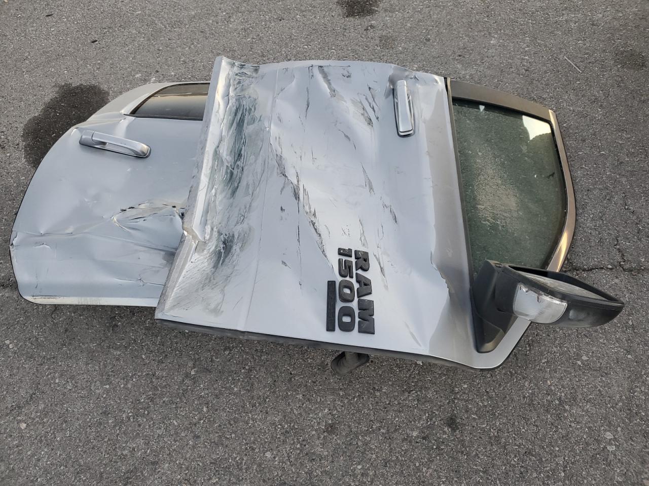 2019 RAM 1500 VIN 1C6RR7LT7KS655282 Copart auction photo, side damage thumbnail 14
