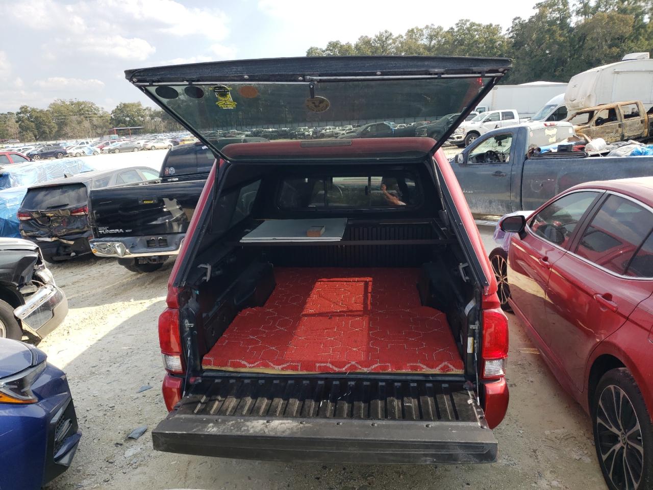2017 Toyota Tacoma VIN 3TMBZ5DN8HM009409 Copart auction photo, side / undercarriage damage thumbnail 6