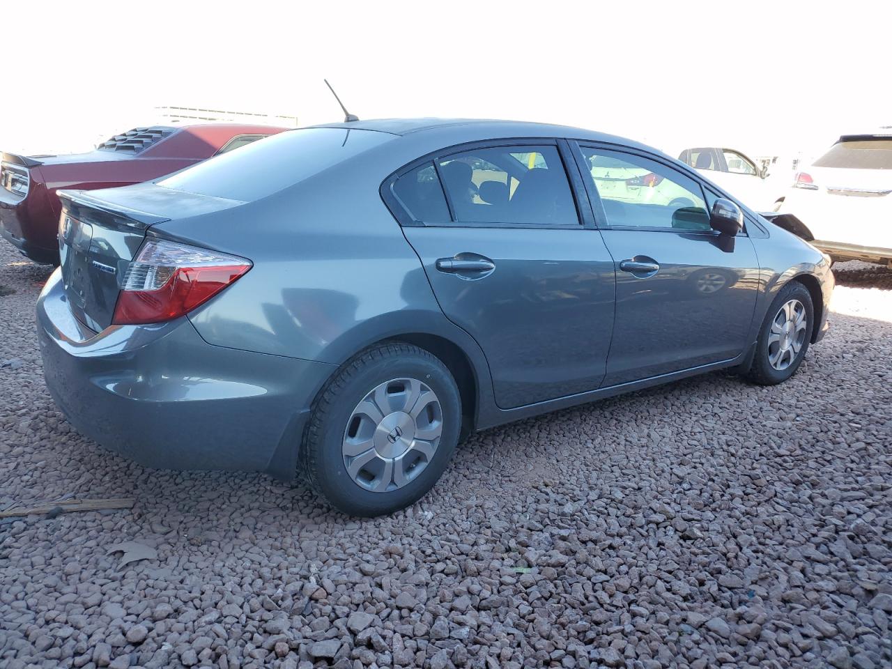 2012 Honda Civic VIN JHMFB4F2XCS005654 Copart auction photo, front end damage thumbnail 3