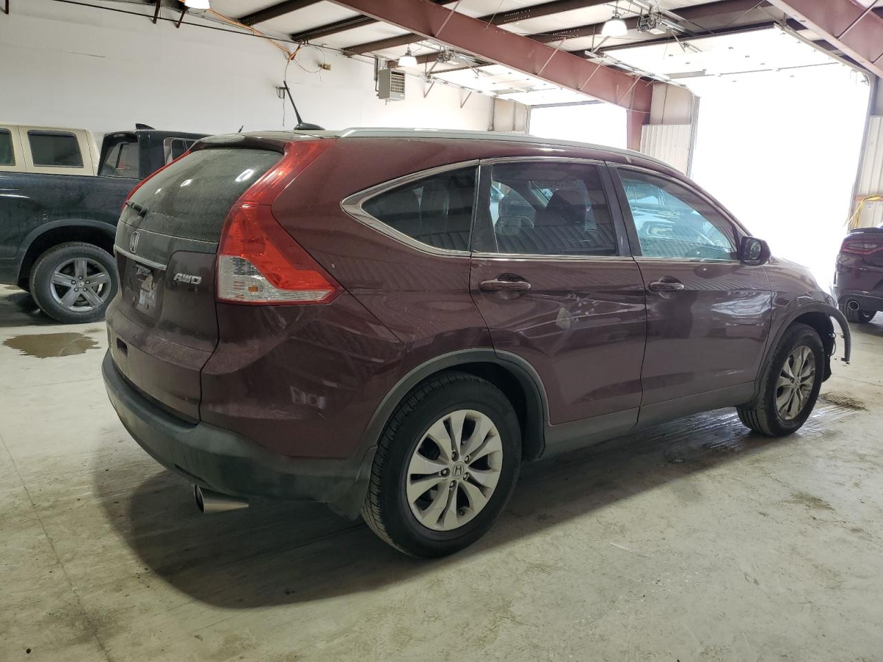 2012 Honda CR-V VIN 5J6RM4H79CL038702 Copart auction photo, front end damage thumbnail 3