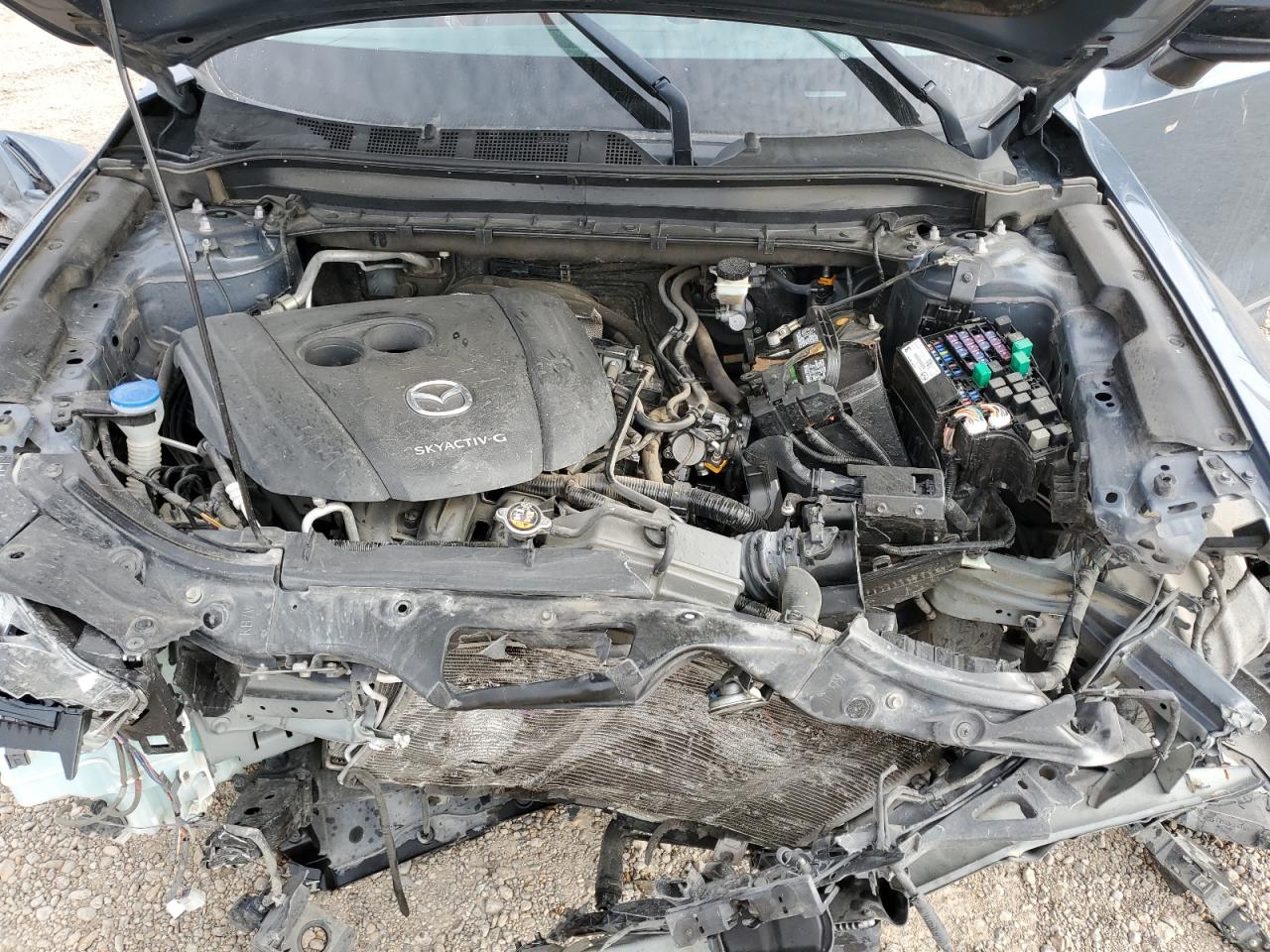 2021 Mazda CX-5 VIN JM3KFACM4M0473022 Copart auction photo, front end damage thumbnail 13