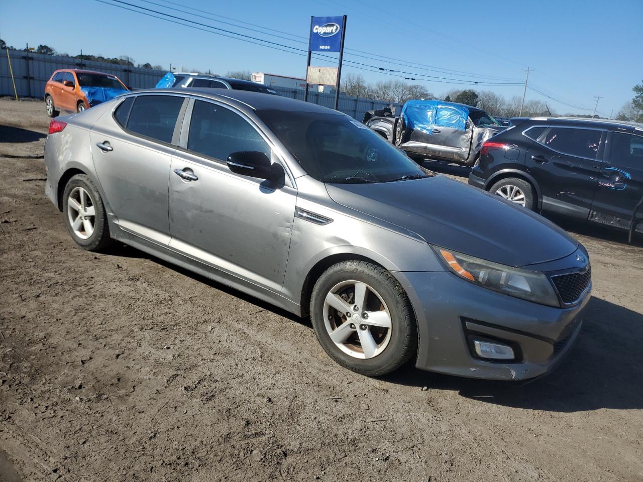 2014 KIA Optima VIN 5XXGM4A72EG261657 Copart auction photo, water/flood / all over damage thumbnail 4