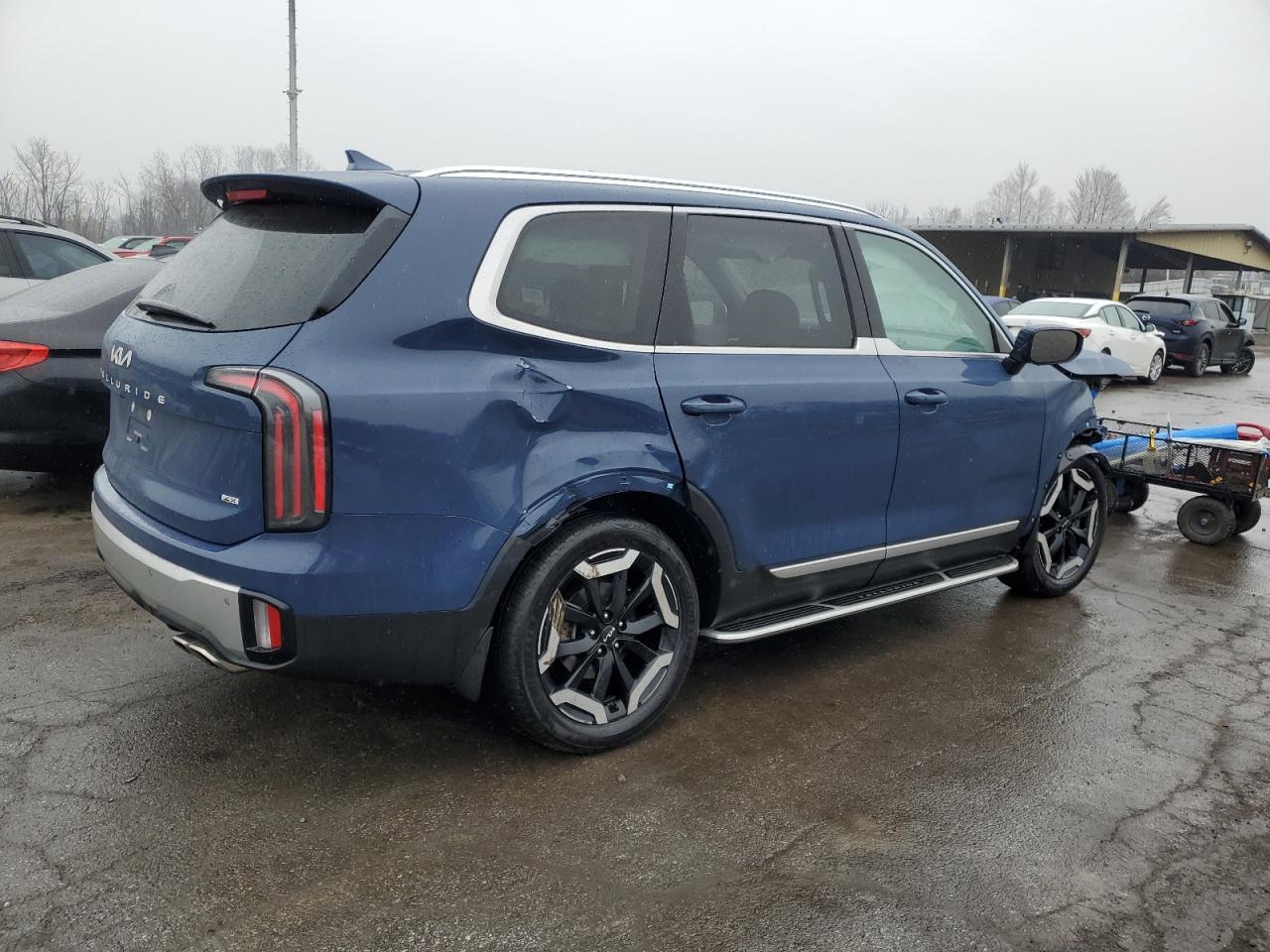 2023 KIA Telluride VIN 5XYP3DGC0PG376117 Copart auction photo, all over damage thumbnail 3