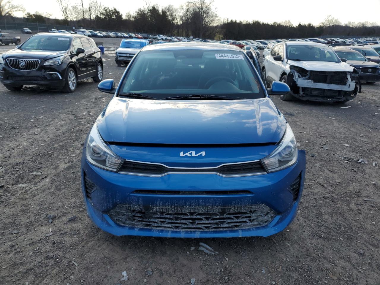 2022 KIA Rio VIN 3KPA24AD4NE437294 Copart auction photo, all over / undercarriage damage thumbnail 5