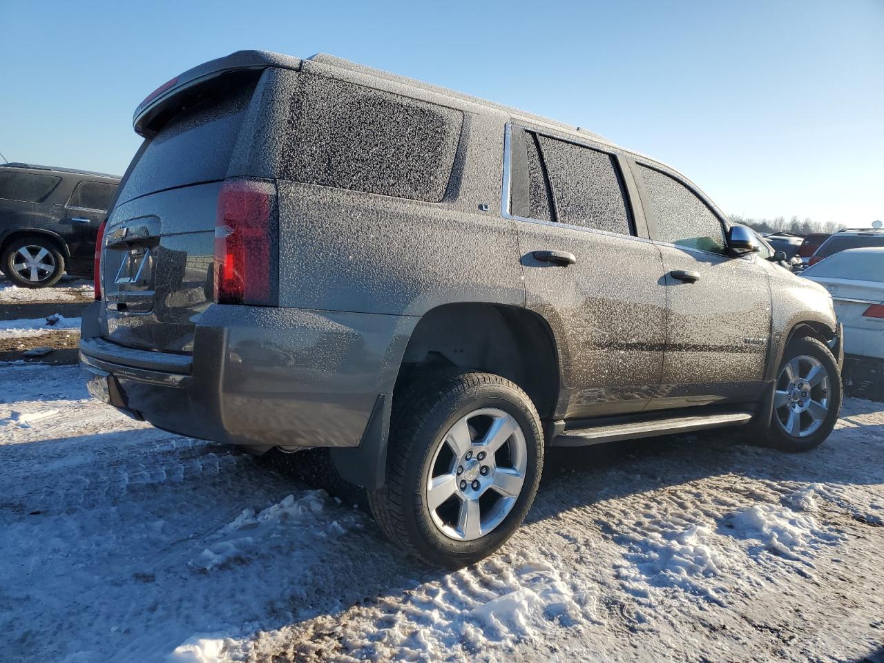 2015 Chevrolet Tahoe VIN 1GNSKBKC0FR599323 Copart auction photo, front end damage thumbnail 3