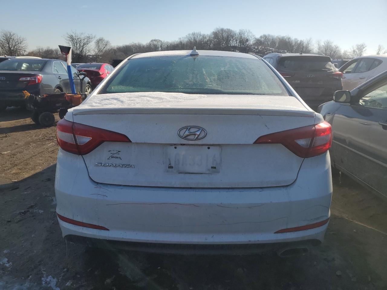 2015 Hyundai Sonata VIN 5NPE24AF2FH014732 Copart auction photo, side damage thumbnail 6