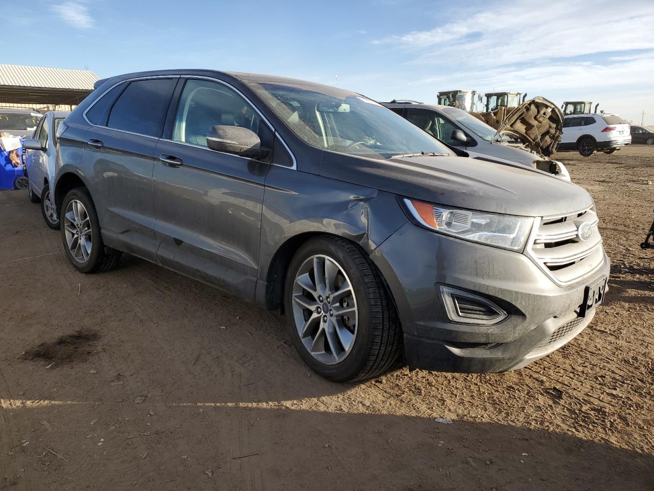 2017 Ford Edge VIN 2FMPK4K82HBC63969 Copart auction photo, front end damage thumbnail 4