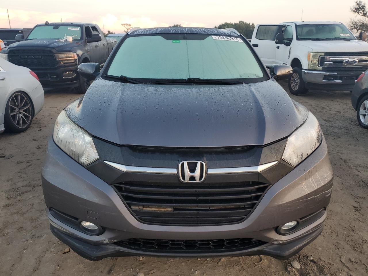 2017 Honda HR-V VIN 3CZRU5H74HM700021 Copart auction photo, water/flood damage thumbnail 5
