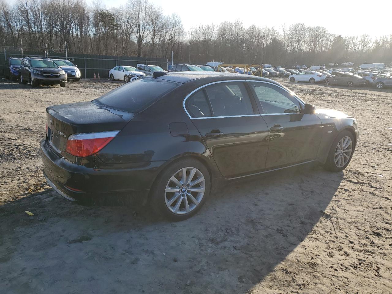 2008 BMW 5er VIN WBANV13558BZ48802 Copart auction photo, side damage thumbnail 3