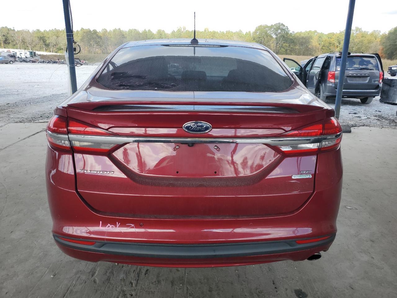 2017 Ford Fusion VIN 3FA6P0HD3HR348227 Copart auction photo, front end damage thumbnail 6