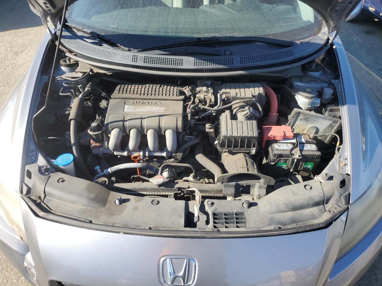 2011 Honda CR-Z VIN JHMZF1C46BS008457 Copart auction photo, rear end damage thumbnail 11